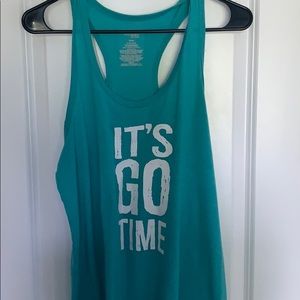 It’s go time loose tank top